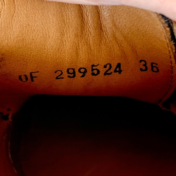 ADOLFO CARLI Italian Leather Gray Oxfords—SZ. 6 - Picture 14 of 16